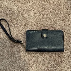 Coach wristlet wallet with phone pocket